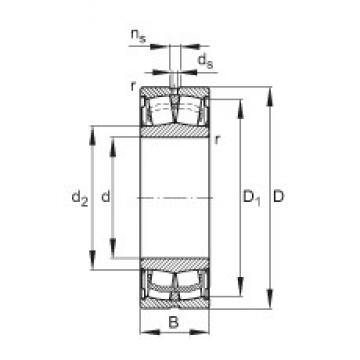 55 mm x 100 mm x 31 mm  FAG WS22211-E1-2RSR Rolamentos esféricos de rolamentos