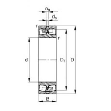 1060 mm x 1500 mm x 325 mm  FAG 230/1060-B-MB Rolamentos esféricos de rolamentos