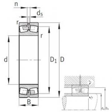 280 mm x 420 mm x 140 mm  FAG 24056-B-MB Rolamentos esféricos de rolamentos