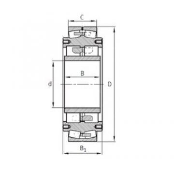 260 mm x 680 mm x 233 mm  FAG Z-531160.04.DRGL Rolamentos esféricos de rolamentos