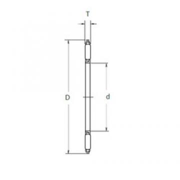 NSK FNTA-100135 Rolamentos de agulha