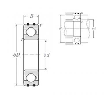 40 mm x 90 mm x 23 mm  NTN AC-6308 Rolamentos de esferas profundas