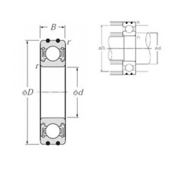 17 mm x 35 mm x 10 mm  NTN AC-6003LLB Rolamentos de esferas profundas