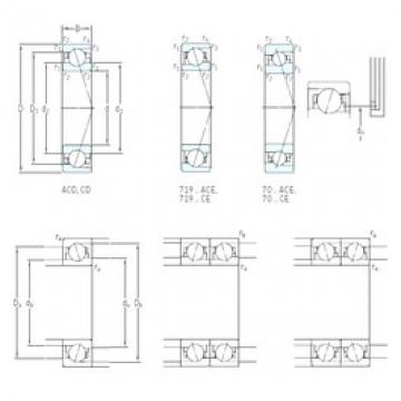 100 mm x 140 mm x 20 mm  SKF 71920 ACD/HCP4A Rolamentos de esferas de contacto angular