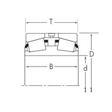 260,35 mm x 400,05 mm x 114,3 mm  Timken EE221025D/221575 Rolamentos de rolos gravados