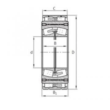 240 mm x 615,95 mm x 200 mm  FAG Z-562132.04.DRGL Rolamentos esféricos de rolamentos