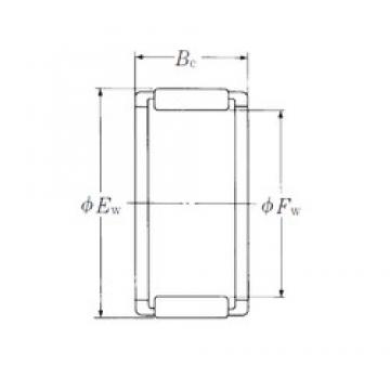 NSK FWF-283516-E Rolamentos de agulha