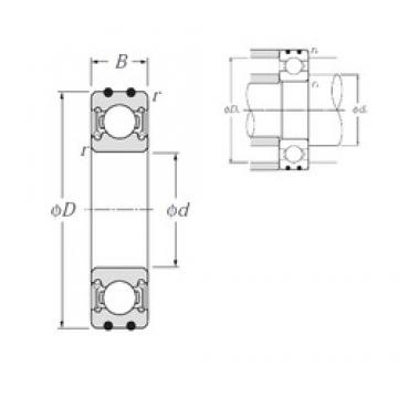 15 mm x 32 mm x 9 mm  NTN AC-6002LLU Rolamentos de esferas profundas