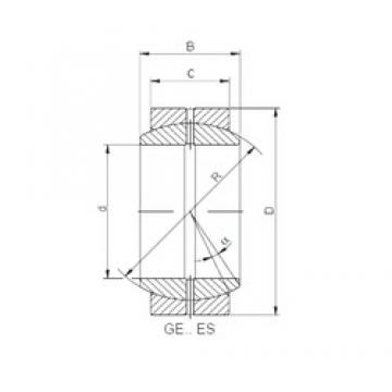 110 mm x 180 mm x 100 mm  ISO GE 110 XES-2RS Rolamentos simples