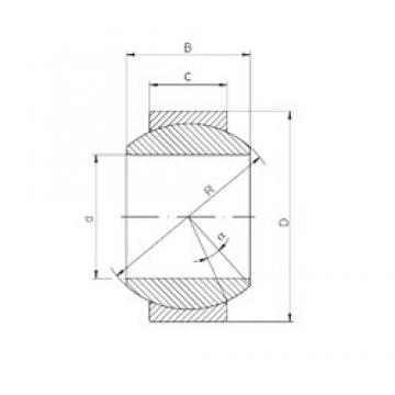 10 mm x 22 mm x 12 mm  ISO GE 010 HS Rolamentos simples