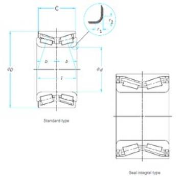 38 mm x 64 mm x 37 mm  Timken 517006 Rolamentos de rolos gravados