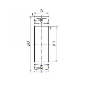 100 mm x 150 mm x 37 mm  NACHI 23020E Rolamentos cilíndricos