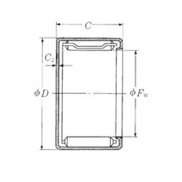 NSK MFJL-2025L Rolamentos de agulha