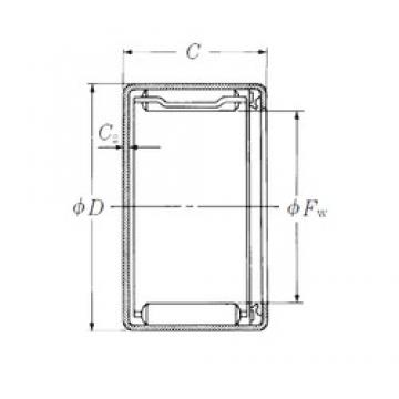 NSK MFJLT-2518 Rolamentos de agulha