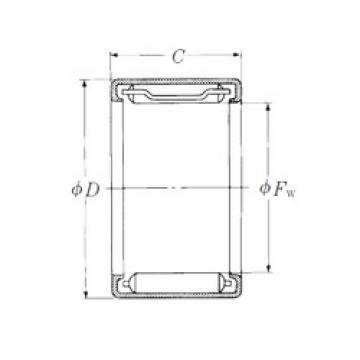 NSK FJL-1020 Rolamentos de agulha