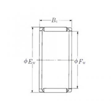 NSK FWJ-385024Z Rolamentos de agulha