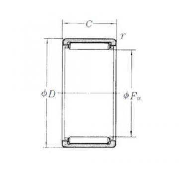 NSK RLM5540 Rolamentos de agulha