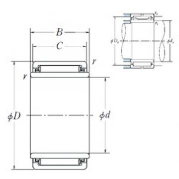 12 mm x 24 mm x 25,2 mm  NSK LM172425 Rolamentos de agulha