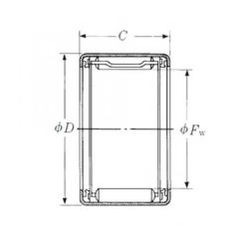 NSK FJTT-1620 Rolamentos de agulha