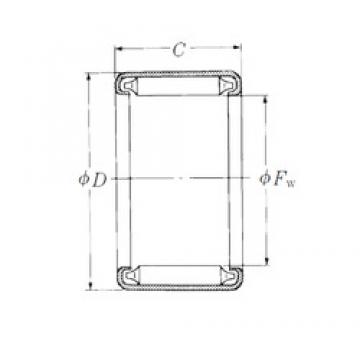 NSK B-67 Rolamentos de agulha