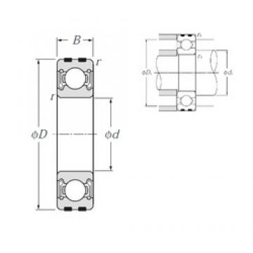 15 mm x 35 mm x 11 mm  NTN EC-6202LLB Rolamentos de esferas profundas