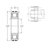 10 mm x 30 mm x 9 mm  NTN EC-6200ZZ Rolamentos de esferas profundas