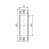 280 mm x 460 mm x 146 mm  NACHI 23156E Rolamentos cilíndricos