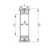 100 mm x 160 mm x 61 mm  FAG 801215A Rolamentos esféricos de rolamentos