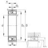 340 mm x 520 mm x 180 mm  FAG 24068-B-K30-MB Rolamentos esféricos de rolamentos