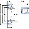 15 mm x 28 mm x 7 mm  SKF 71902 ACE/P4AH Rolamentos de esferas de contacto angular