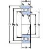 110 mm x 170 mm x 28 mm  SKF 7022 ACB/P4A Rolamentos de esferas de contacto angular