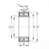 110 mm x 180 mm x 69 mm  FAG 24122-E1-2VSR Rolamentos esféricos de rolamentos