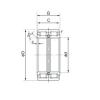 120 mm x 180 mm x 80 mm  NACHI E5024 Rolamentos cilíndricos