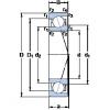 8 mm x 19 mm x 6 mm  SKF 719/8 ACE/HCP4A Rolamentos de esferas de contacto angular