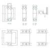 180 mm x 280 mm x 46 mm  SKF 7036 CD/P4A Rolamentos de esferas de contacto angular