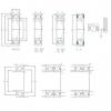 120 mm x 180 mm x 28 mm  SKF S7024 CB/P4A Rolamentos de esferas de contacto angular