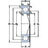 50 mm x 72 mm x 12 mm  SKF 71910 CE/HCP4A Rolamentos de esferas de contacto angular