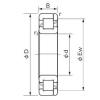 200 mm x 310 mm x 51 mm  NACHI NP 1040 Rolamentos cilíndricos