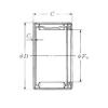 NSK MFJLT-2518 Rolamentos de agulha