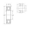 340 mm x 520 mm x 82 mm  NTN 6068 Rolamentos de esferas profundas