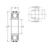 35 mm x 62 mm x 14 mm  NTN EC-6007LLB Rolamentos de esferas profundas