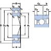 90 mm x 125 mm x 18 mm  SKF 71918 CB/P4AL Rolamentos de esferas de contacto angular