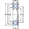 10 mm x 26 mm x 8 mm  SKF S7000 CE/HCP4A Rolamentos de esferas de contacto angular