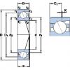 15 mm x 32 mm x 9 mm  SKF 7002 ACD/HCP4AH Rolamentos de esferas de contacto angular