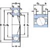 170 mm x 260 mm x 42 mm  SKF 7034 ACD/HCP4AL Rolamentos de esferas de contacto angular