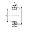 120 mm x 215 mm x 76 mm  FAG 23224-E1-K-TVPB Rolamentos esféricos de rolamentos