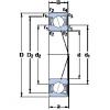 10 mm x 22 mm x 6 mm  SKF S71900 CD/HCP4A Rolamentos de esferas de contacto angular