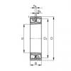 1180 mm x 1420 mm x 180 mm  FAG 238/1180-B-K-MB Rolamentos esféricos de rolamentos