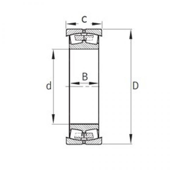 100 mm x 160 mm x 61 mm  FAG 801215A Rolamentos esféricos de rolamentos #1 image