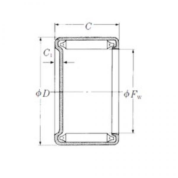 NSK MF-48 Rolamentos de agulha #1 image